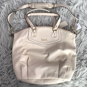 Coach leather handbag